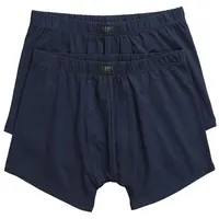 Jp1880 Boxershorts unifarben blau XXL 2er Pack