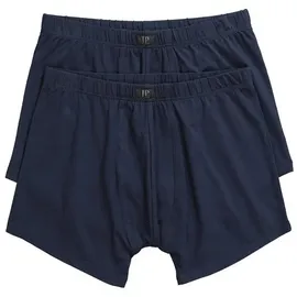 Jp1880 Boxershorts unifarben blau XXL 2er Pack