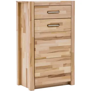 MCA living Fenja Garderobenschrank 66 x 40 x 112 braun