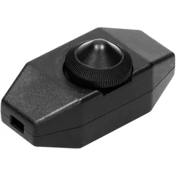 Schnur-Zwischendimmer schwarz, stufenlos, 80W