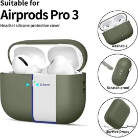 techprotect Tech-Protect Silikonhülle kompatibel mit AirPods Pro 3 Grün