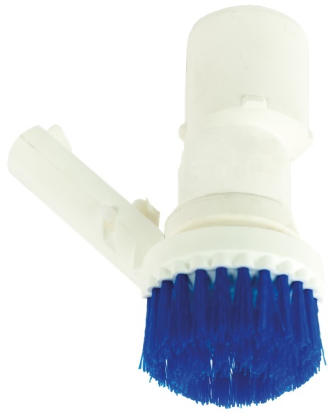 Saugbürste rund 8 cm, zur Reinigung von Ecken