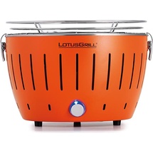 LotusGrill Holzkohlegrill S mandarinenorange inkl. USB Anschluss