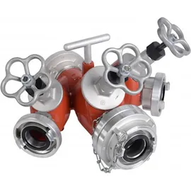MBS FIRE Verteiler B-CBC Feuerwehr inkl. B-C Übergang Absperrung Storzkupplung DIN 14345