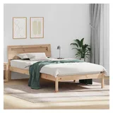 vidaXL 90 x 200 cm Braun