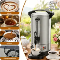SUPERLEX Glühweinkocher 10L Glühweinkessel Edelstahl Einkochautomat Wasserkocher