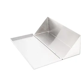 GRILL-EXPERTE Räucherbox 5 x 5 cm Edelstahl silber