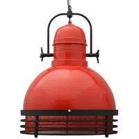 Bamyum Deckenlampe Vintage Industrial Rot, Pendelleuchte
