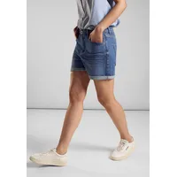 STREET ONE Shorts, mit Taschen, Gr. 27 - N-Gr, light blue soft wash, , 68954719-27 N-Gr