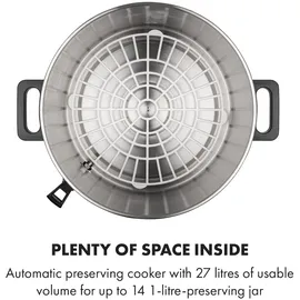 Klarstein Lady Marmalade Einkochautomat Getränkespender 27L 100°C 12h Edelstahl