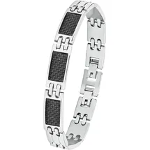 Amor Carbon Armband Edelstahl silber 9352494 Größe 22