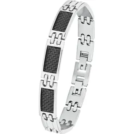 Amor Carbon Armband Edelstahl silber 9352494 Größe 22