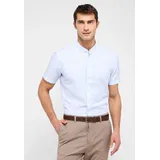 Eterna SLIM FIT Linen Shirt in pastellblau unifarben, pastellblau, 40