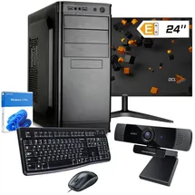 dcl24.de Office PC i9 14900 2023 24" 4K Ultra HD Intel Core i9 5,8 GHz 16 GB RAM 500 GB SSD Windows 11 Pro