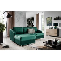 JVmoebel Ecksofa Luxus Ecksofa Couch - Smaragd Grüne Sofa Polster Eckgarnitur, Made in Europe grün