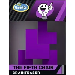 THINKFUN 76383 A-Ha! Fifth Chair - Brainteaser mit fünf kleinen Stühlen