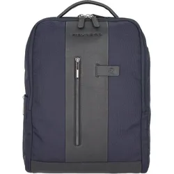 Piquadro Brief Rucksack RFID 41 cm Laptopfach  blau
