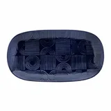 Maxwell & Williams Servierplatte Arc in Dunkelblau – (L)33 x 18 cm