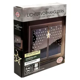 Mojawo Lichtervorhang LED 5 m warmweiß