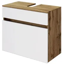 Held Waschbeckenunterschrank Lucca 60 x 55 x 35 cm Weiß