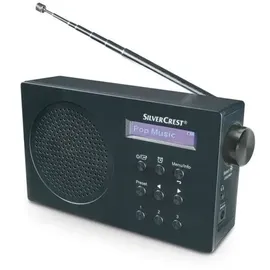 Silvercrest Radio DAB+ Taschenradio Trage-Radio Musikradio »SDR 15 A2« schwarz - Schwarz