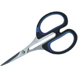Wedo Silhouettenschere Soft-Cut schwarz-blau 10,5 cm