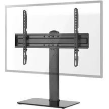 Nedis Fester TV-Ständer 37-70" 31,5 cm Schwarz Glas/Stahl