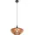 Trio Colino 1-flg. Ø40cm rund Holz natur, Metall schwarz matt