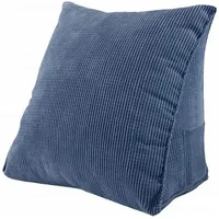 Rnemitery Keilkissen Rückenkissen Lesekissen für Bett,Weich Keilkissen 20*36*40cm blau