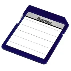 Hama "SD/MMC" Memory Card Labels selbstklebendes Etikett Weiß 18 Stück(e)