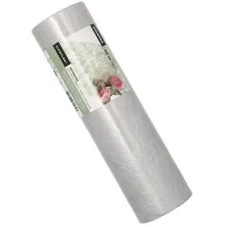8 Rollen Dekoband `Sizoflor` 25 m x 30 cm silber