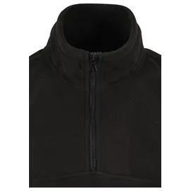 URBAN CLASSICS Basic Polar Fleece Troyer Schwarz 3XL