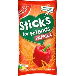 GUT&GÜNSTIG Sticks Paprika Chips 125,0 g