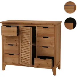 Mendler Apothekerkommode 80 x 91 x 40 cm Braun