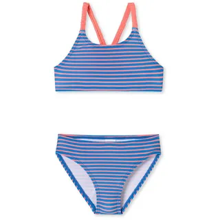 SCHIESSER Bustier Bikini Set Aqua Blau 92
