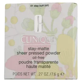 Clinique Stay-Matte Sheer Pressed Powder 01 stay buff
