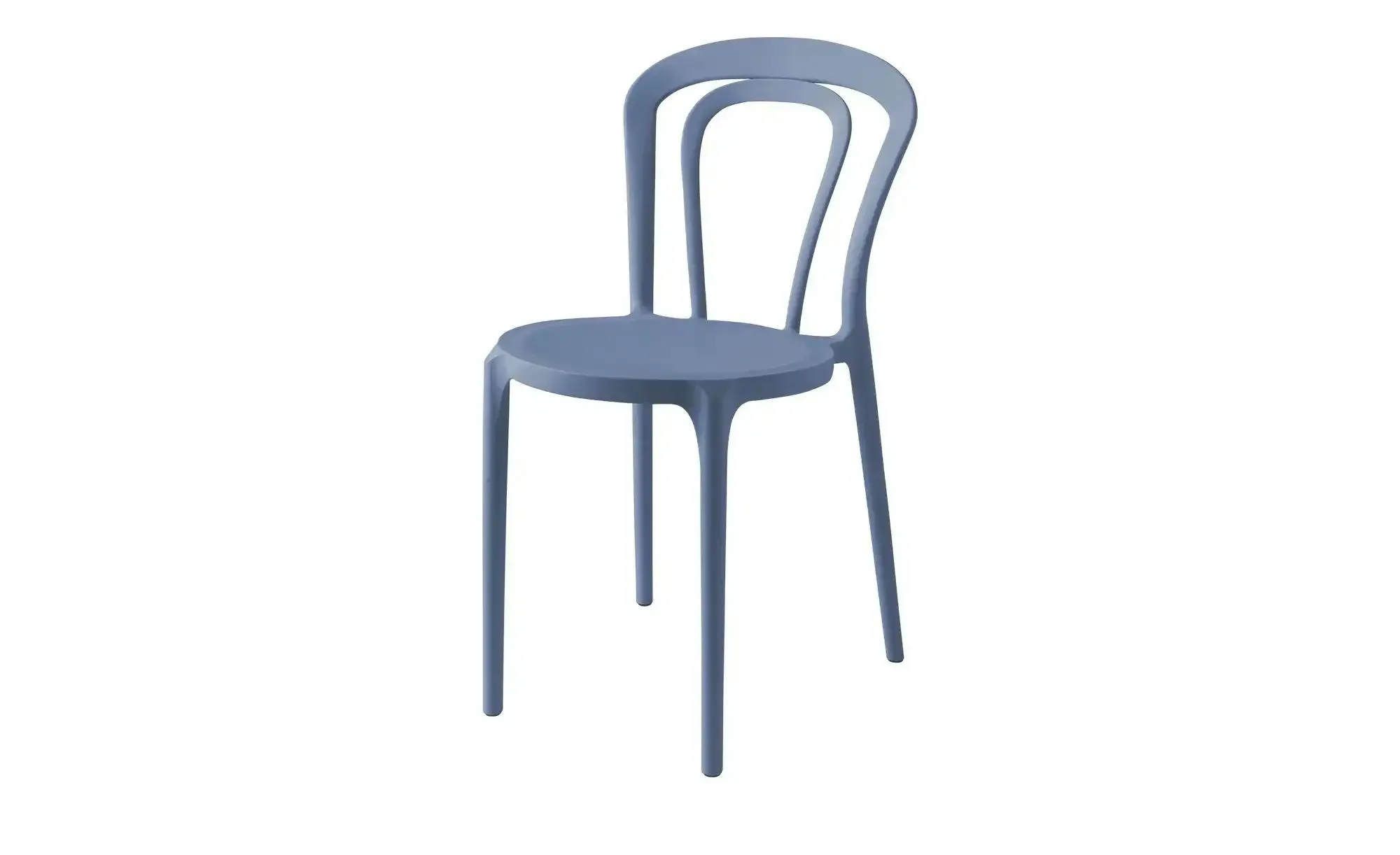 Connubia Stuhl stapelbar Caffe , blau , Maße (cm): B: 43 H: 83 T: 53.0