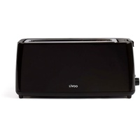LIVOO DOD168N Toaster 800 W – 1 Schlitz, Schwarz