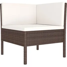 vidaXL Garten-Lounge-Set braun 310185