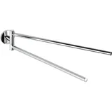 Wenko Cuba Handtuchhalter 2 Arme Glänzend Silber