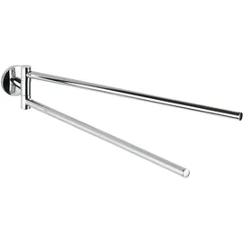Wenko Cuba Handtuchhalter 2 Arme Glänzend Silber