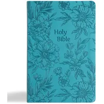 Holman Bibles NASB Large Print Thinline Bible, Value Edition, Teal Leathertouch