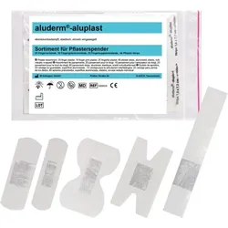 SÖHNGEN Nachfüllset für Pflasterspender aluderm®-aluplast, 115 Wundverbandpflastern in  verschiedenen Größen