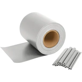 Zelsius Sichtschutzstreifen für Doppelstabmatten 0,19 x 70 m grau