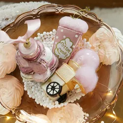 Christbaumschmuck Glas Macaronturm Weihnachtskugeln Weihnachtsbaum Macarons rosa