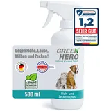 GreenHero Floh- und Zeckenschutz für Hunde Katzen