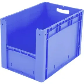 Bito Eurostapelbehälter XL Set / XL 64424 L600xB400xH420 mm, blau Etikett