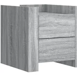 vidaXL Nachttisch Grau Sonoma 45x50x50 cm Holzwerkstoff