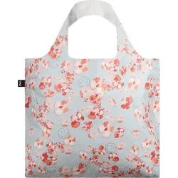 Loqi Tyvek Smiley Tasche mit Blumenmuster