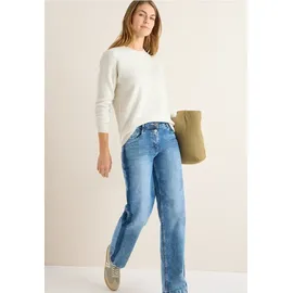 Cecil Pullover mit Strukturdetails Eggshell Melange L